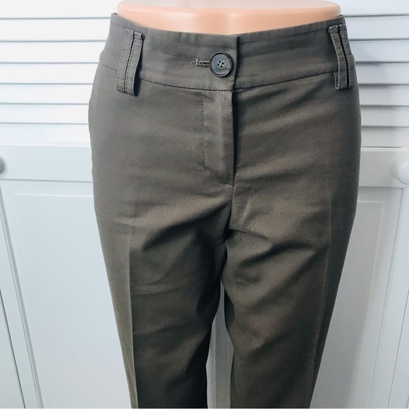 ANN TAYLOR LOFT Light Brown Marisa Cropped Pants Size 6 - Picture 2 of 9